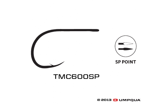 Umpqua Tiemco 600 SP - #3/0 - 9pk