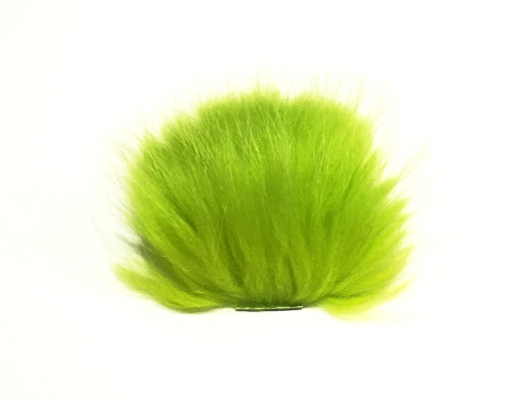 Arctic Fox Fur - FL. Chartreuse