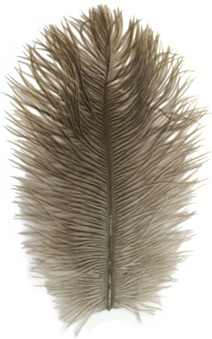 Ostrich Plumes - Natural Grey