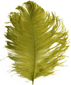 Ostrich Plumes - Olive