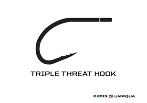 Umpqua Triple Threat Hook  #2 - 25pk