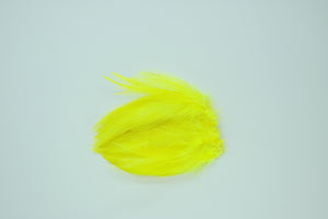 Neck Hackle Strung - Yellow