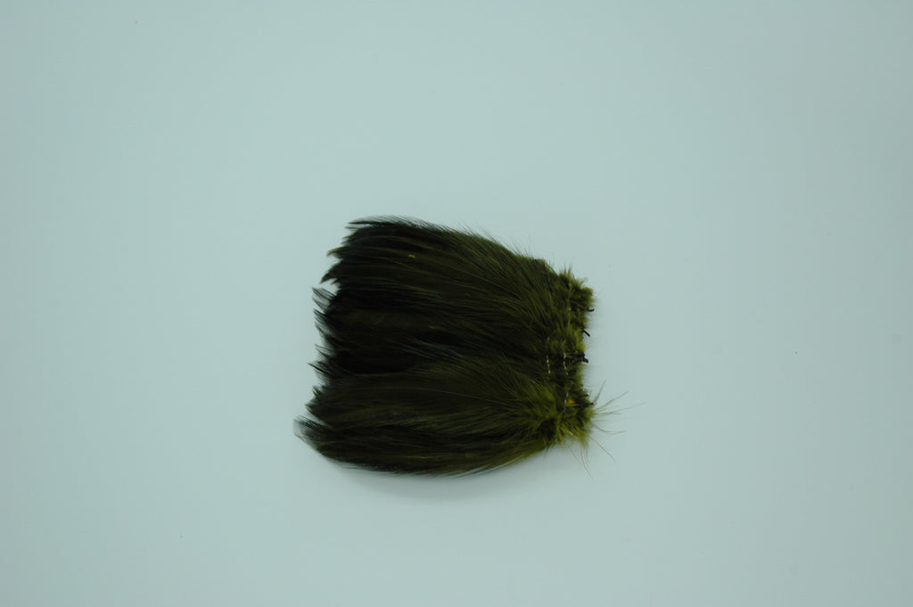 Neck Hackle Strung - Olive