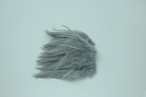 Strung Rooster Saddles Long - Shad Gray