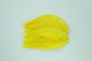Strung Rooster Saddles Long - Yellow